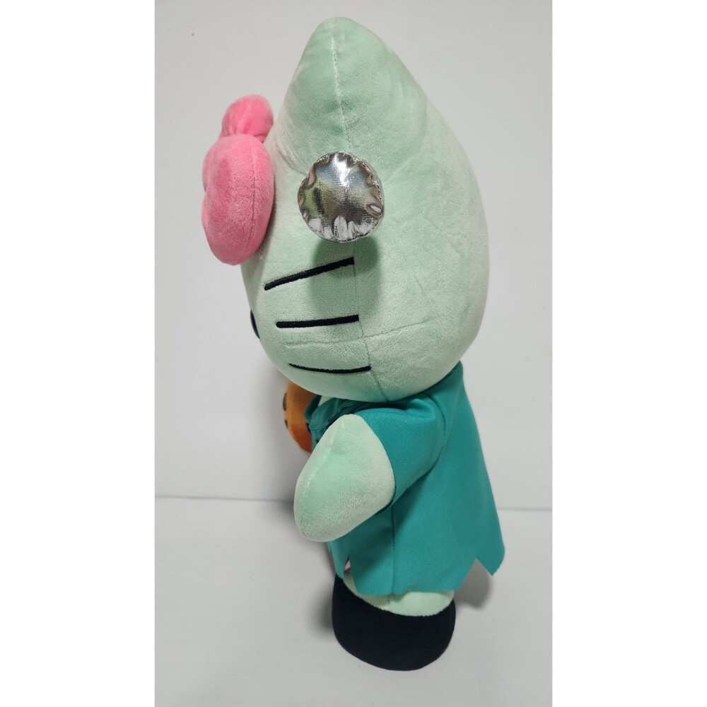 Hello Kitty Frankenstein Monster Halloween 17” Greeter Plush Pumpkin - Picture 8 of 10